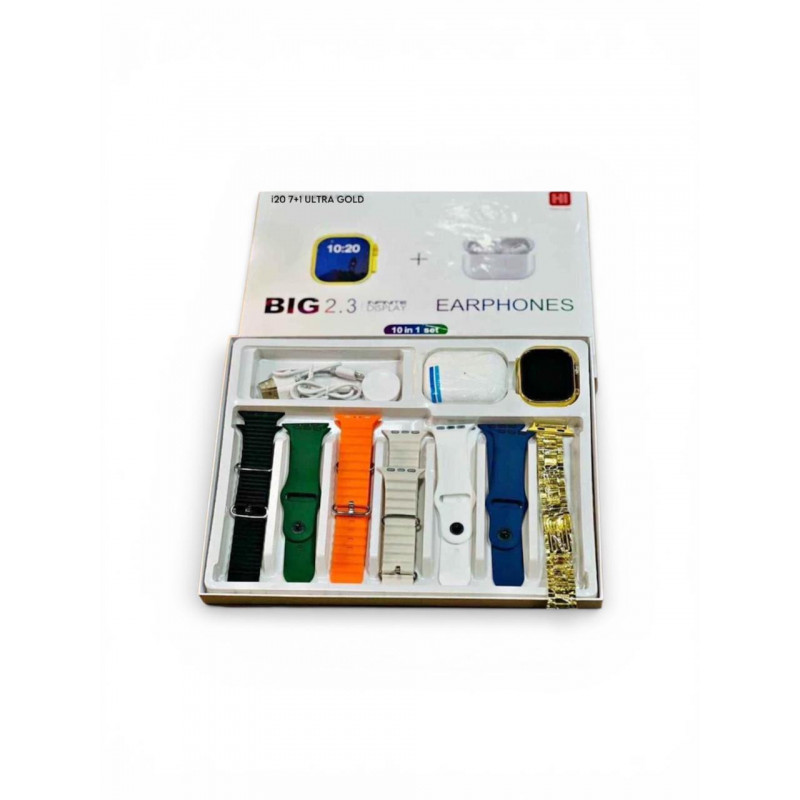 Hiwatch i20 Ultra MAX Suit SmartWatch + Airpods Pro